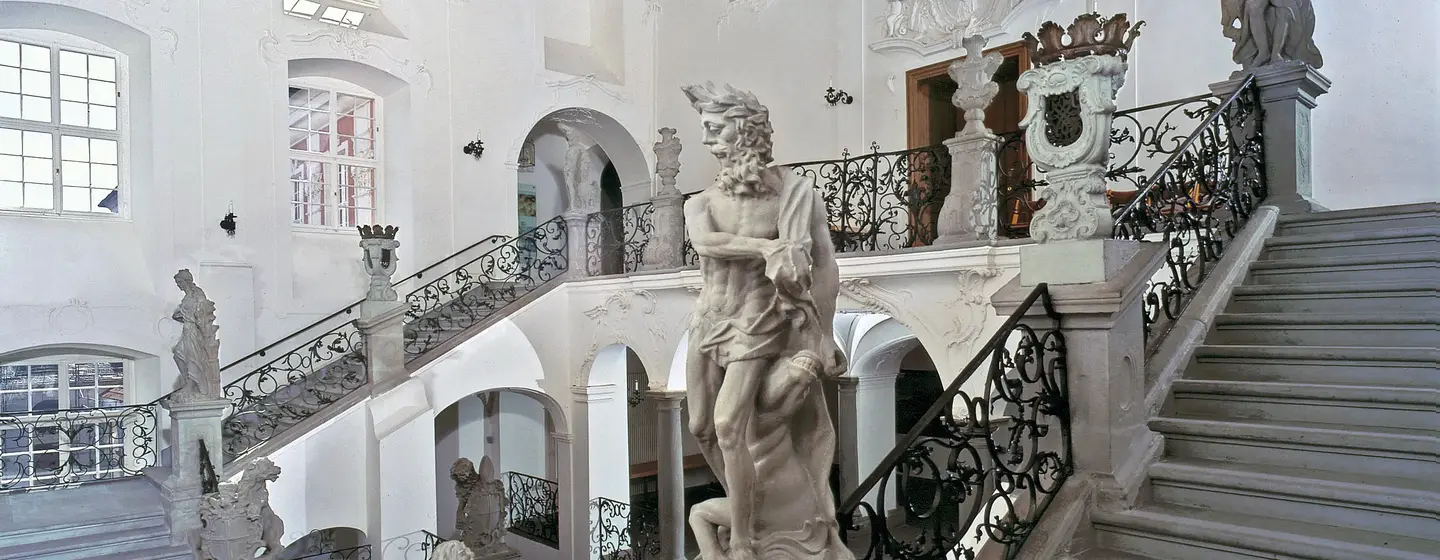 photo: Staatliche Schlösser und Gärten Baden-Württemberg, Arnim Weischer Meersburg New Palace, Interior view