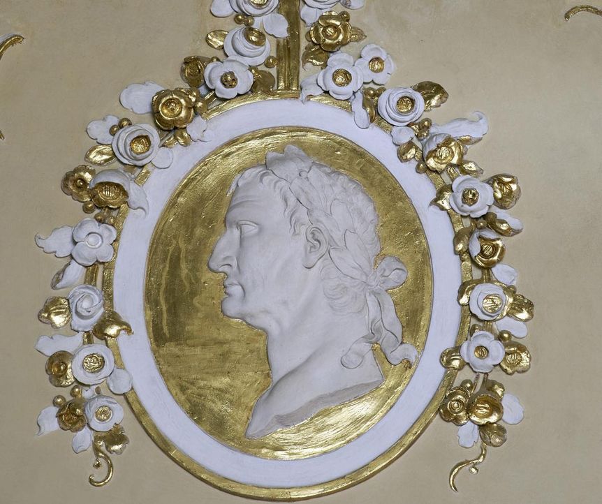 Image: Staatliche Schlösser und Gärten Baden-Württemberg, Arnim Weischer Late Rococo stucco by Carlo Pozzi, Meersburg New Palace